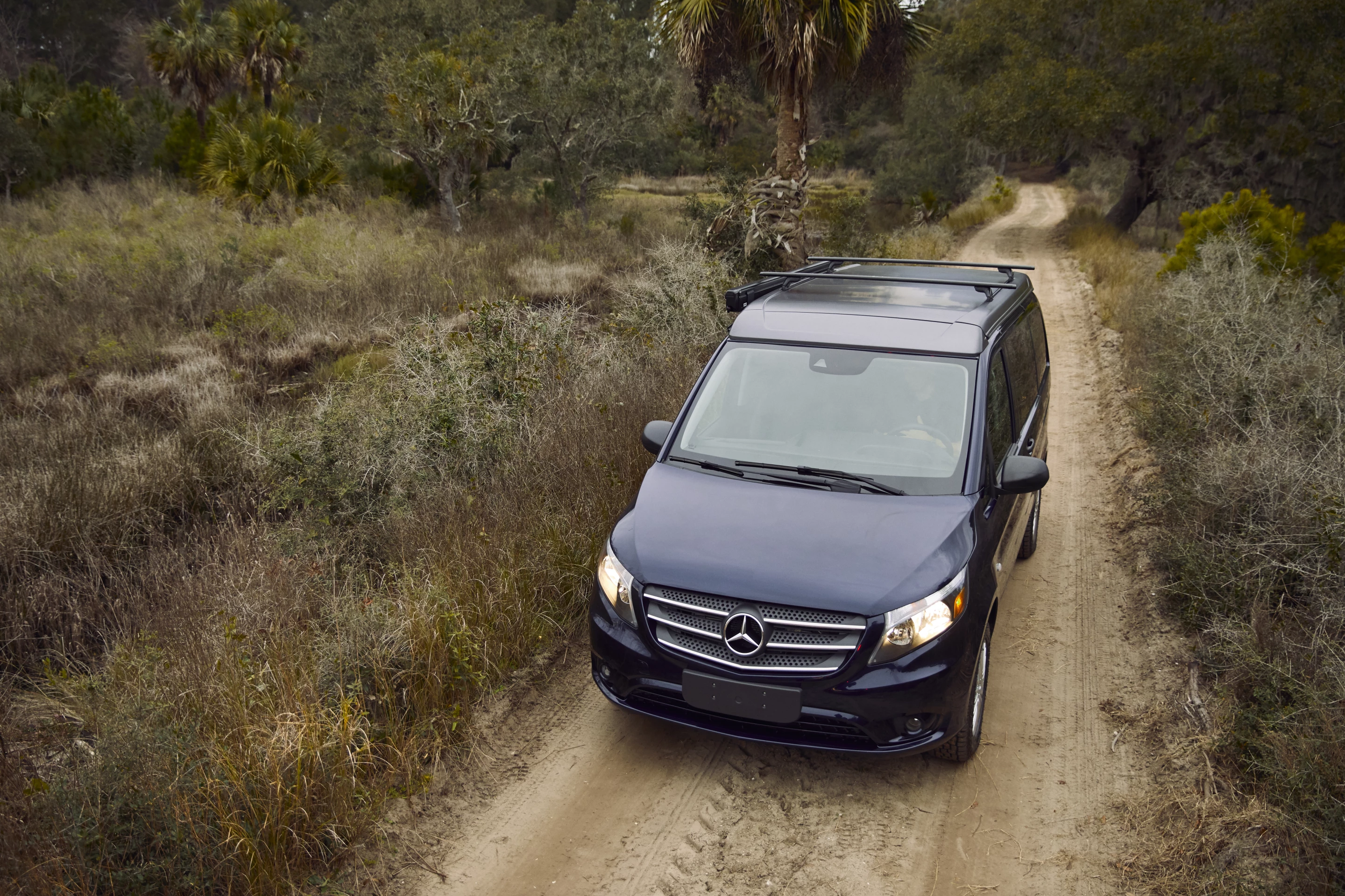 No 4WD/AWD option at launch, but Mercedes will offer a suspension lift for better off-road capability