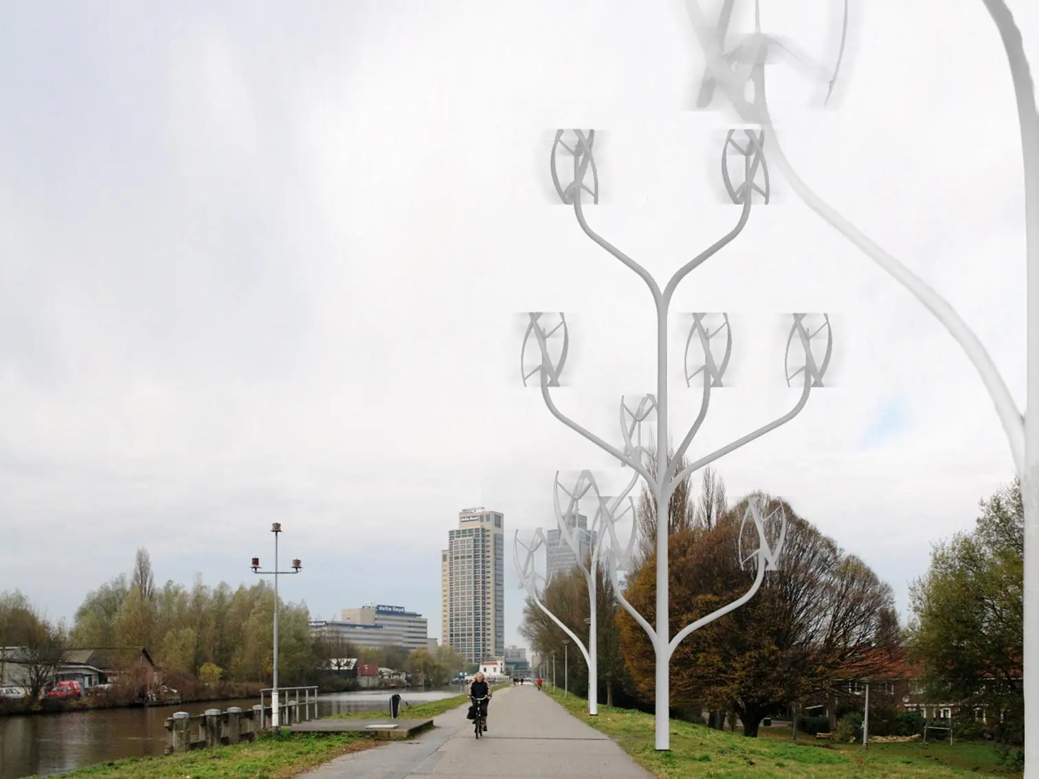Power Flowers could become a common sight in towns and cities