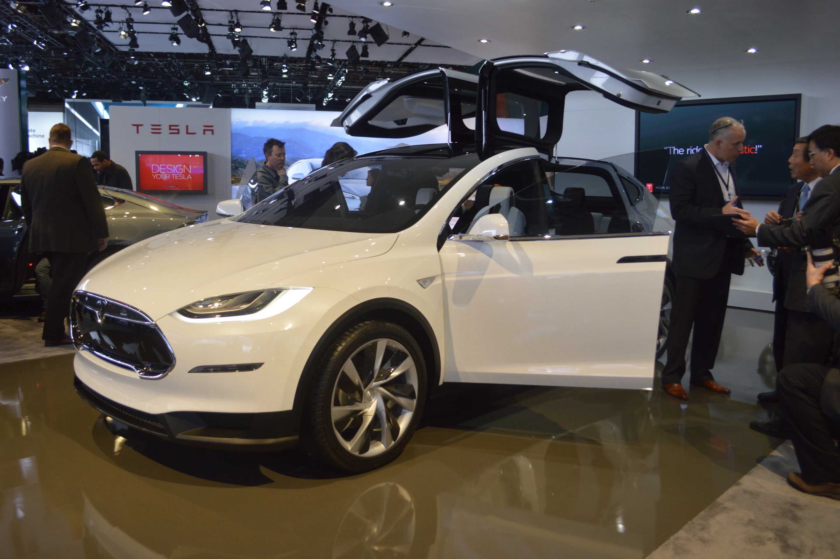 The Tesla Model X at NAIAS 2013