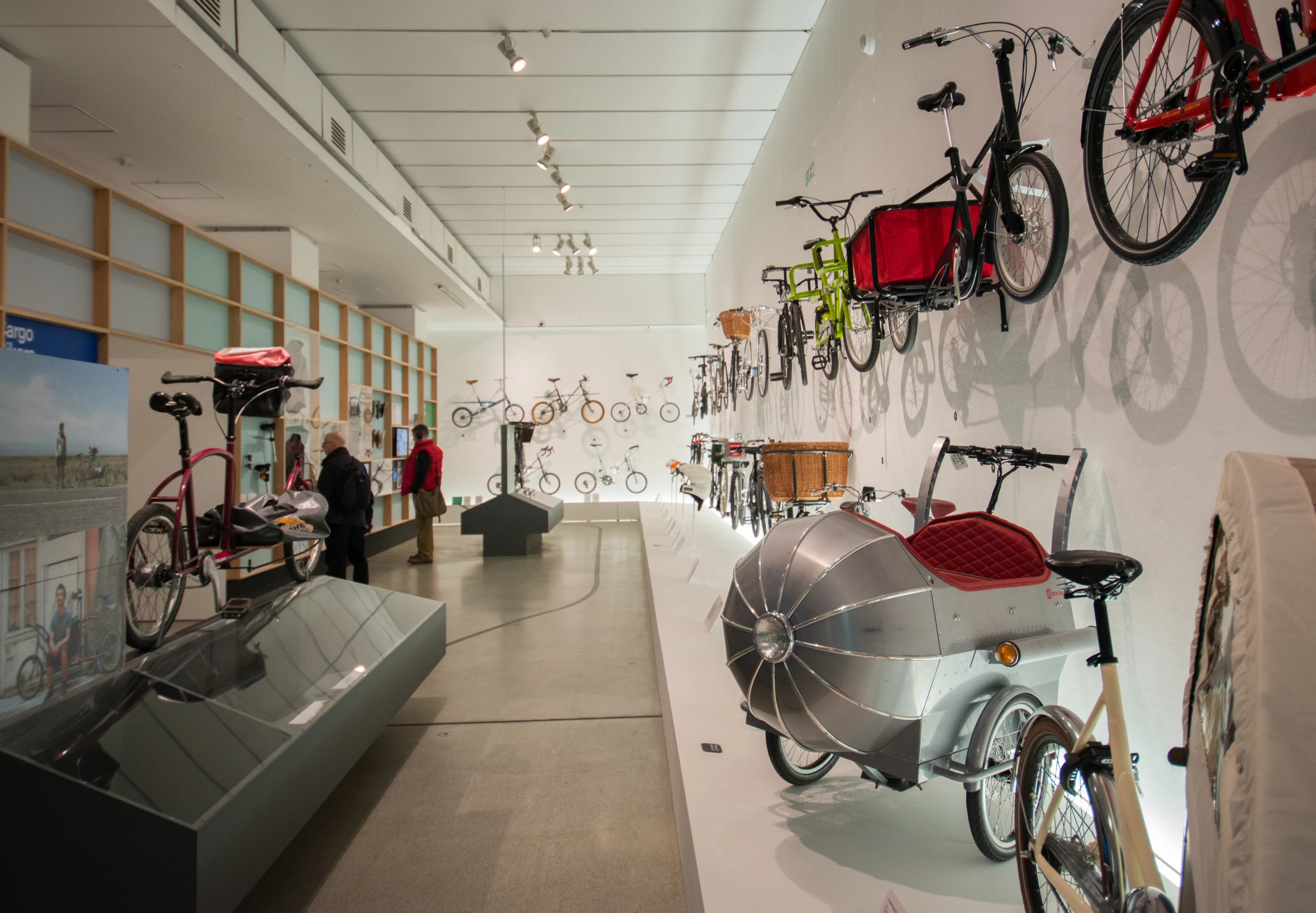 There are plenty of cargo bikes on show at the exhibition