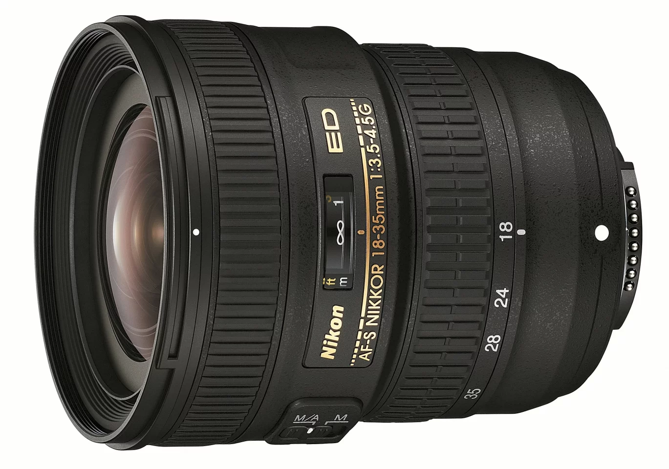 Nikon says the NIKKOR 18-35mm f/3.5-4.5G has been optimized for ultra-high-pixel-count D-SLR cameras