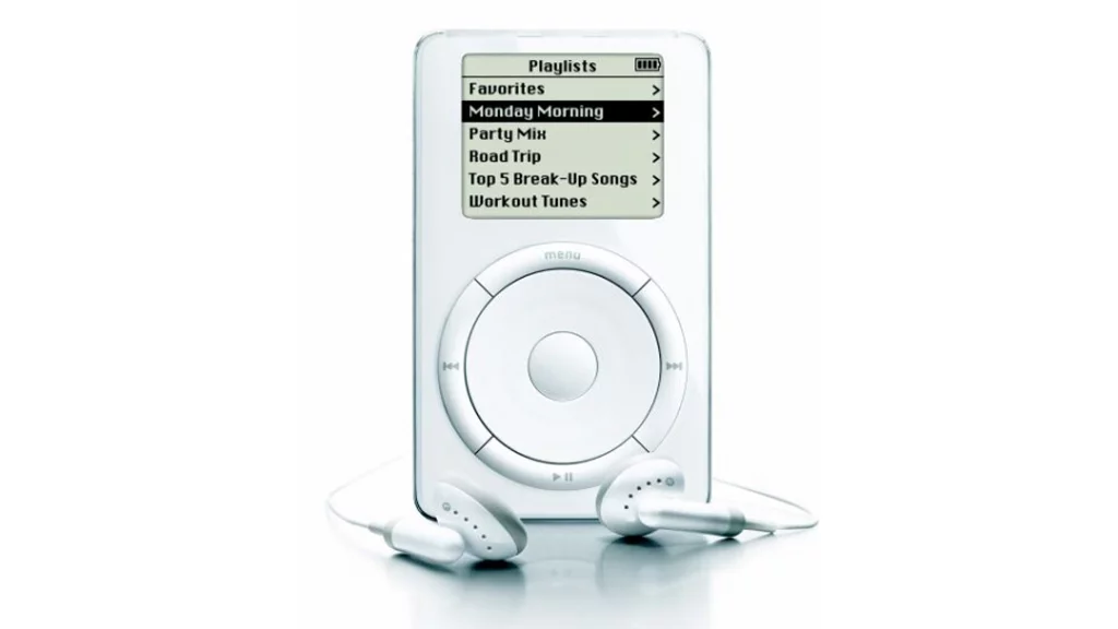 The iconic iPod
