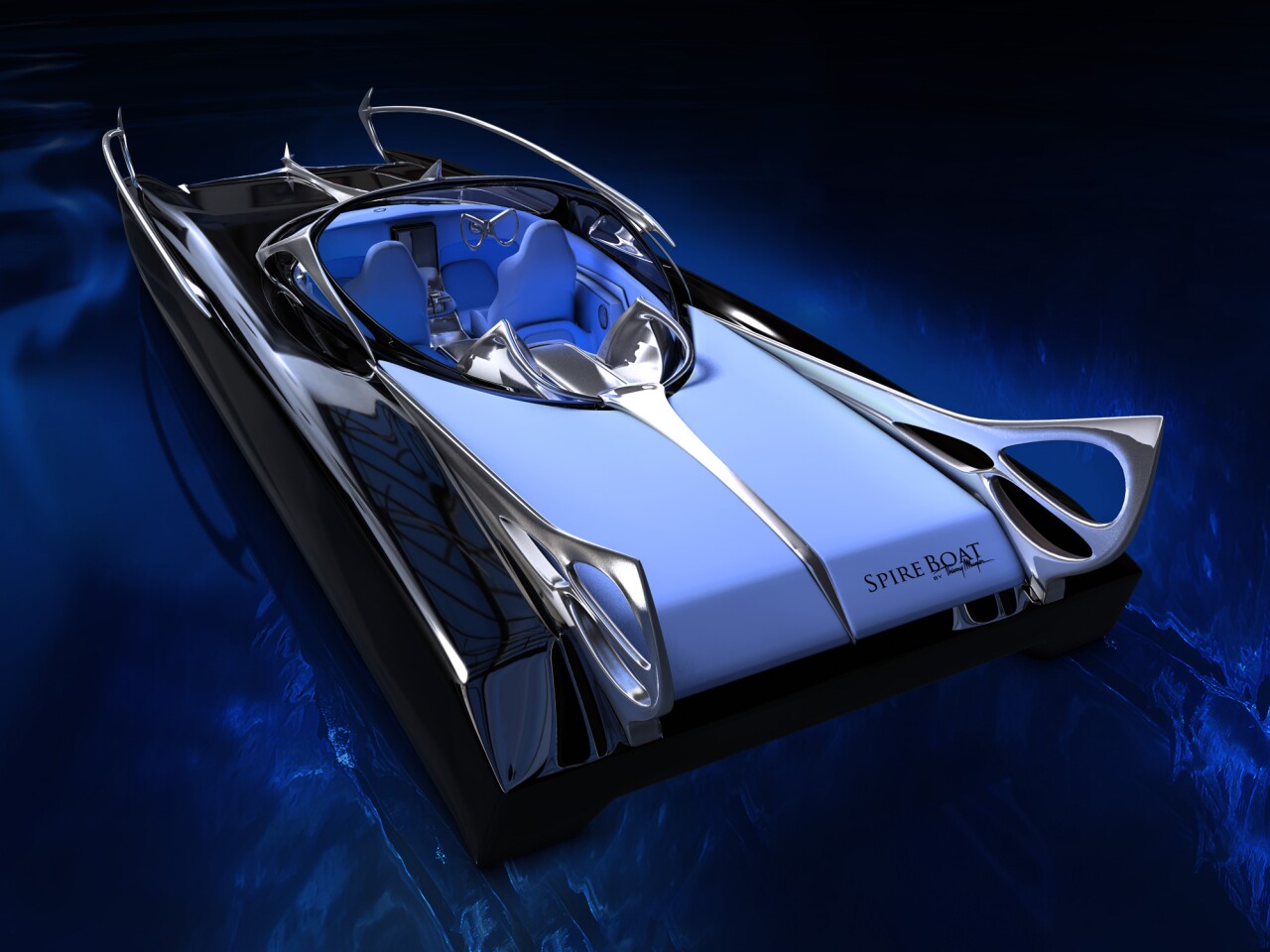 The Thierry Mugler Inspire Powerboat