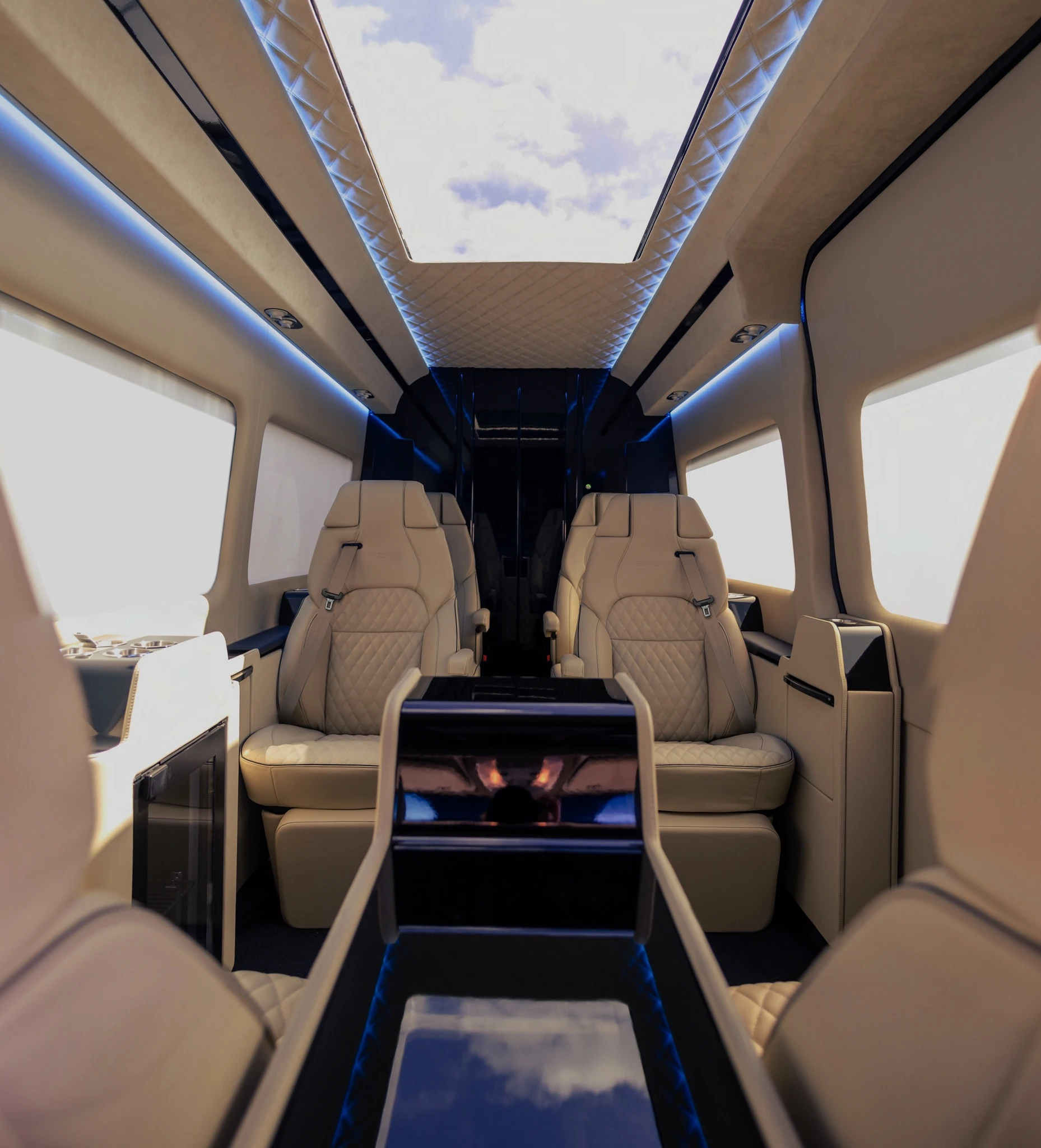The Jet Sprinter includes mobile broadband and in-cabin Wi-Fi