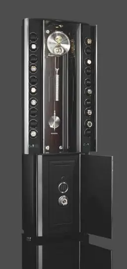 Watch safe with automatic winders