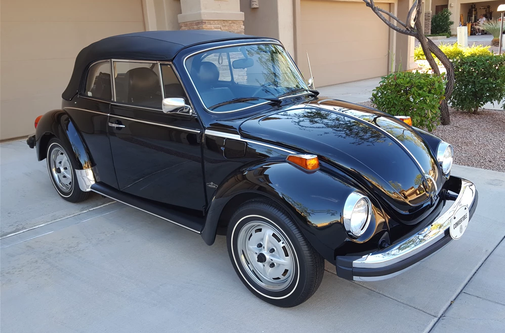 This 1979 Volkswagen Super Beetle Convertible sold for $38,500 at a Barrett-Jackson Scottsdale, 2017 sale | Auction Link