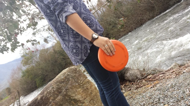 It looks like a simple frisbee, but it's much more