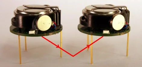 Kilobots communicate by deflecting and receiving infrared light (Photo: Harvard University)