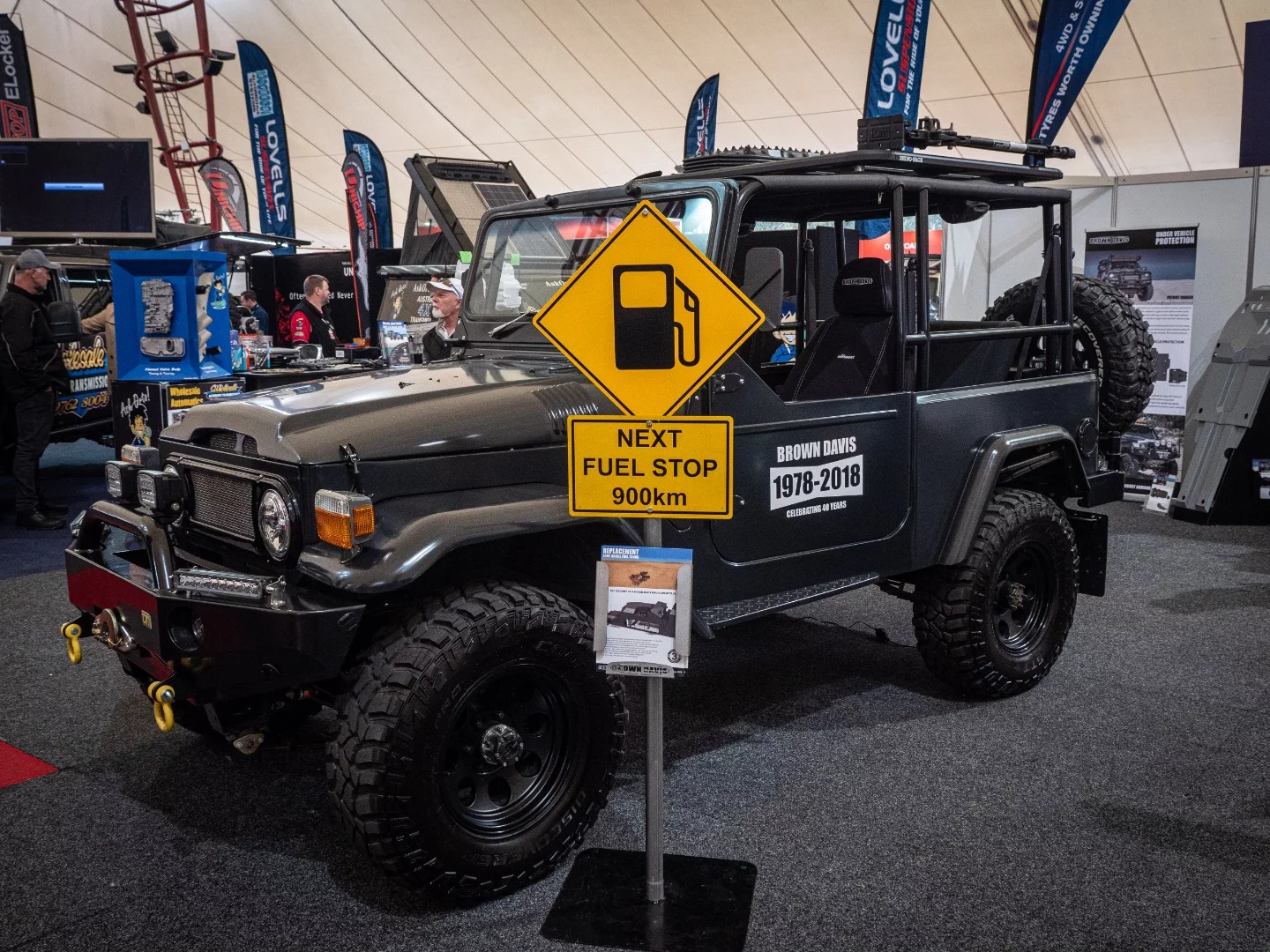 560 miles between fuel stops – Brown Davis' extended range fuel tanks help solve a very Australian problem