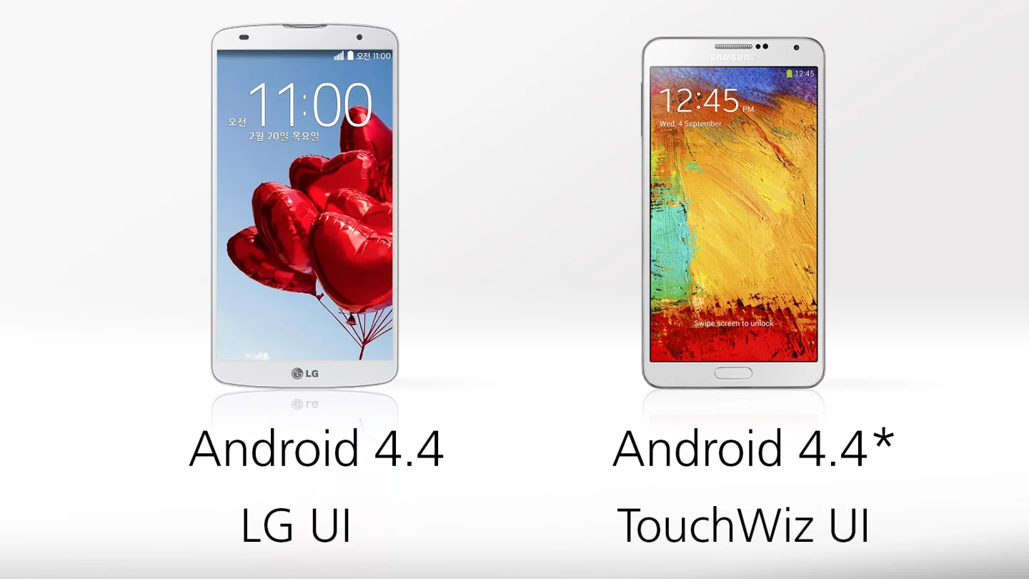 The G Pro 2 is launching with KitKat, along with LG's custom Android skin pasted on top