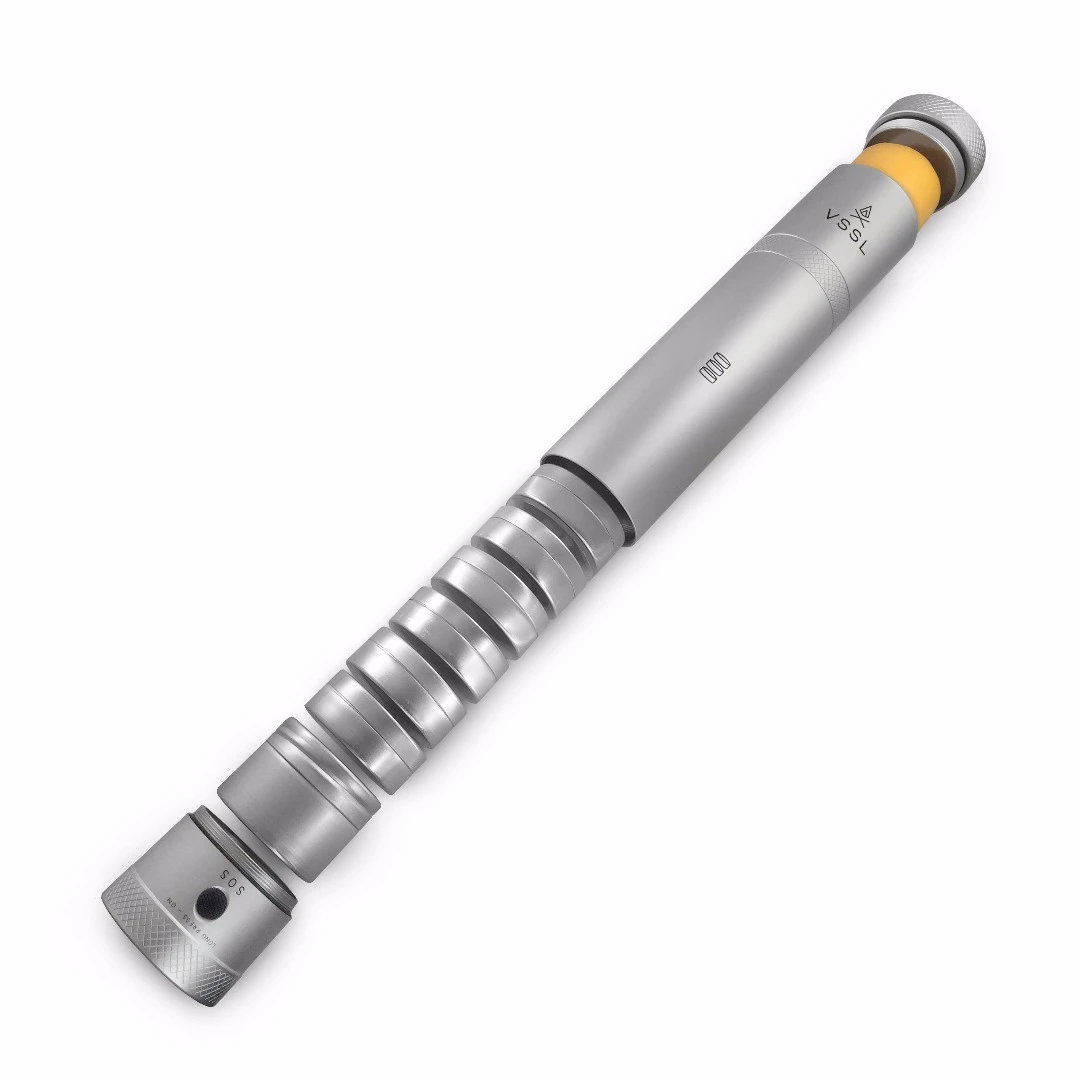 VSSL Supplies' flashlights hold a number of tins of survival gear inside their handles