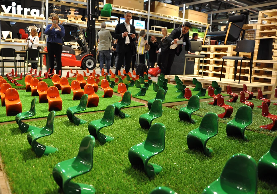 Tiny chairs by Vitra (Photo: Edoardo Campanale/Gizmag.com)