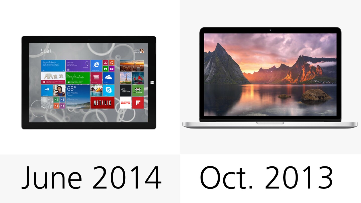 The Core i5 Surface launches by June 20; the Core i3 and i7 versions aren't scheduled until August