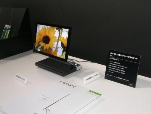 Sony's XEL-1 OLED screen
