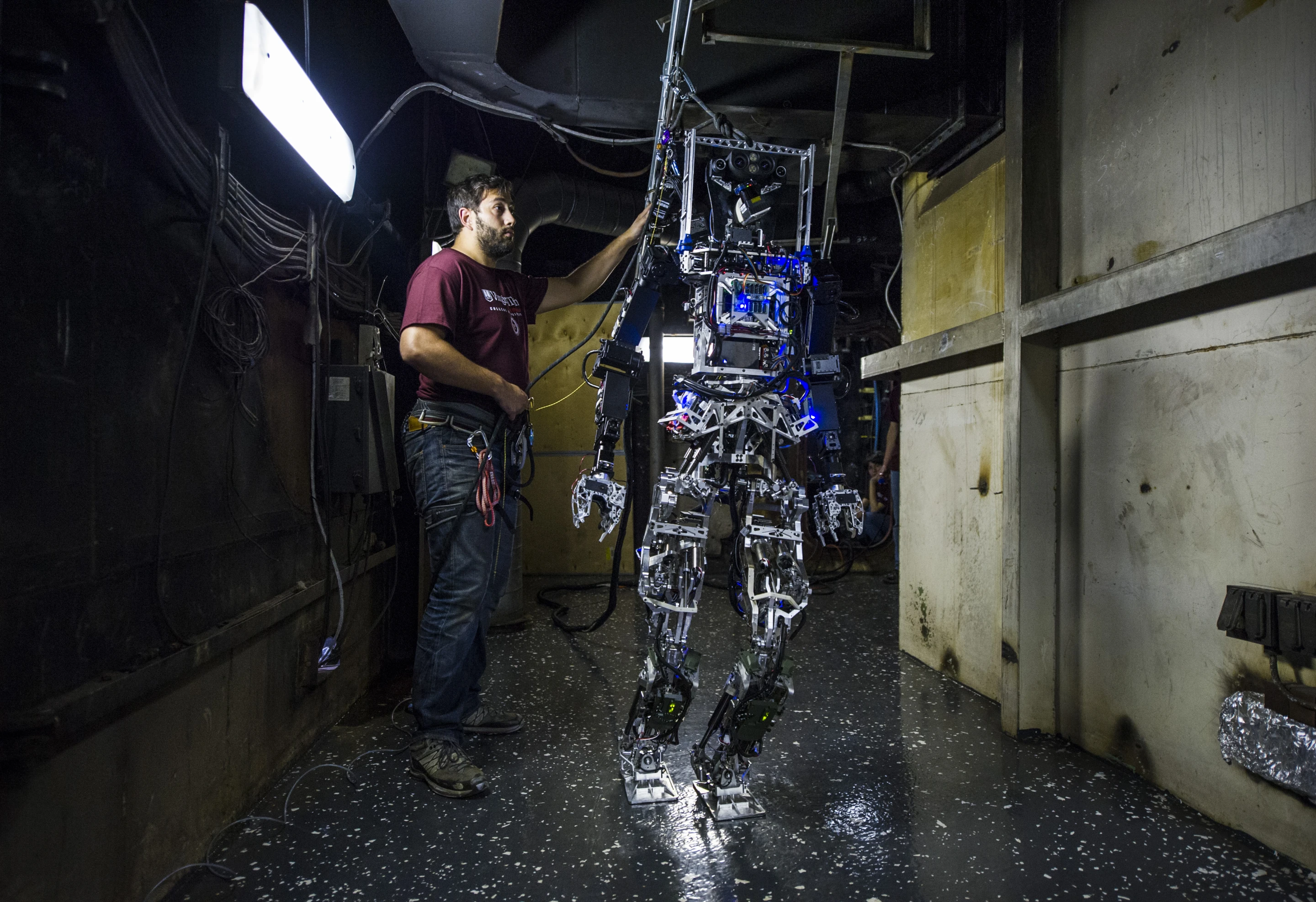 SAFFiR is designed to operate in tight spaces below decks on ships (Photo: US navy)