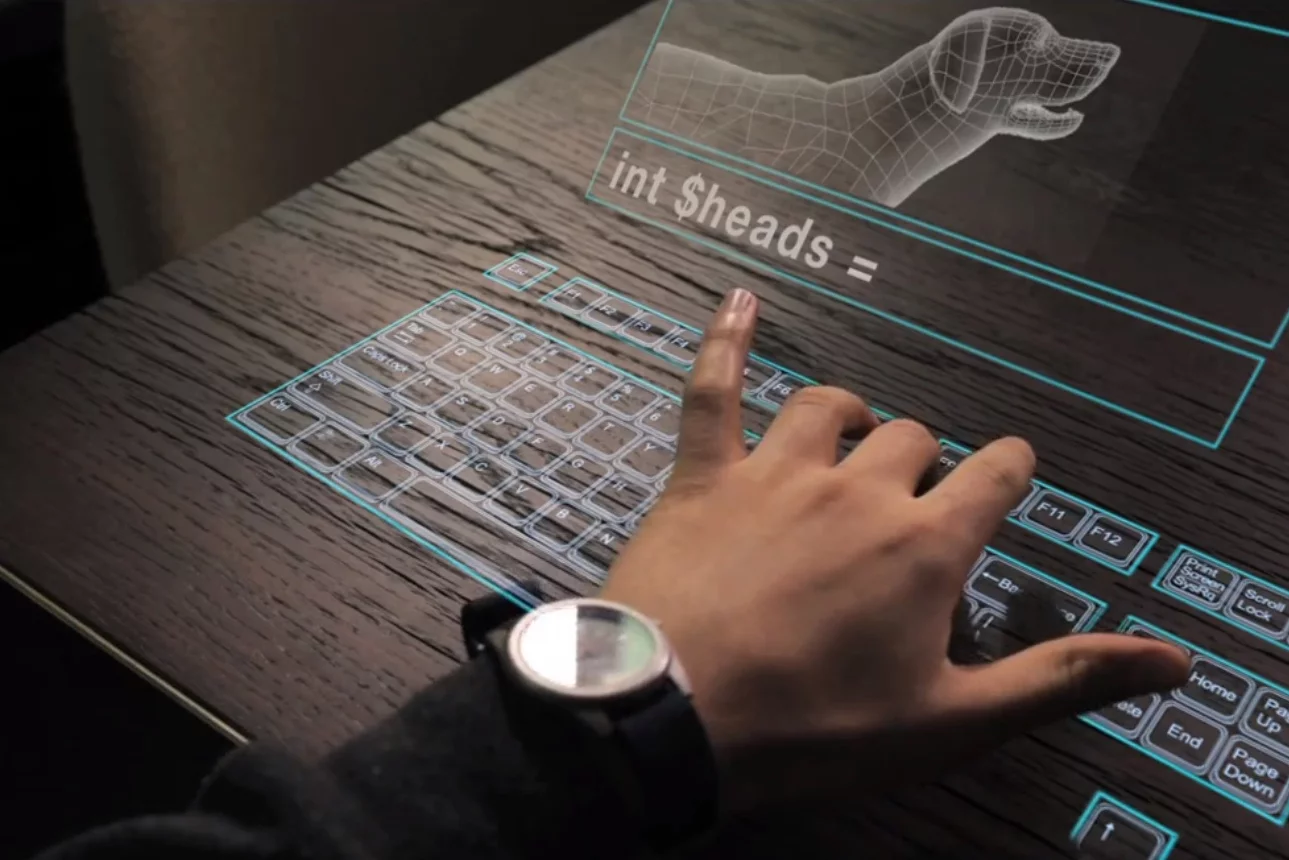 meta's gesture-controlled augmented reality glasses in use with 3D applications