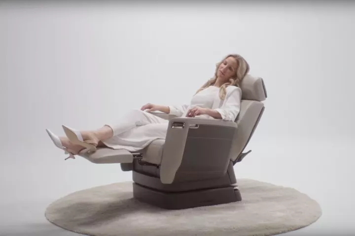 The Nuage seat has a new ergonomic design