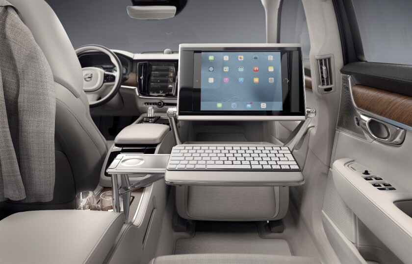 Backseat drivers have a good view in the Volvo S90 Excellence