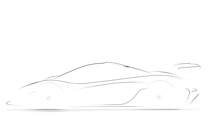 McLaren's only image release of the P1 GTR – the promise of things to come