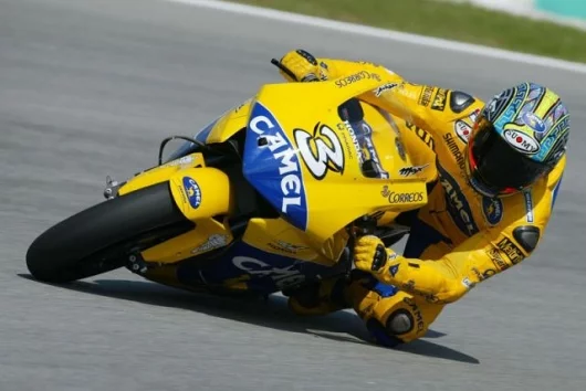 Max Biaggi won his first race on a 500, and 13 in total, five on Hondas.