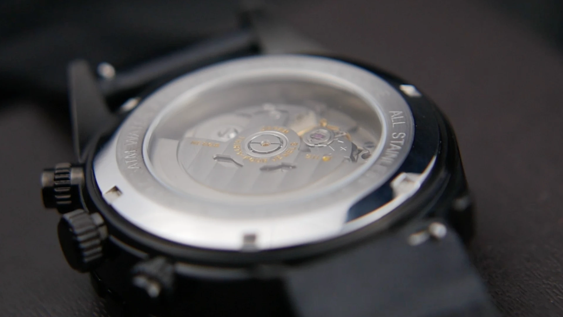 Each watch has a sapphire reverse