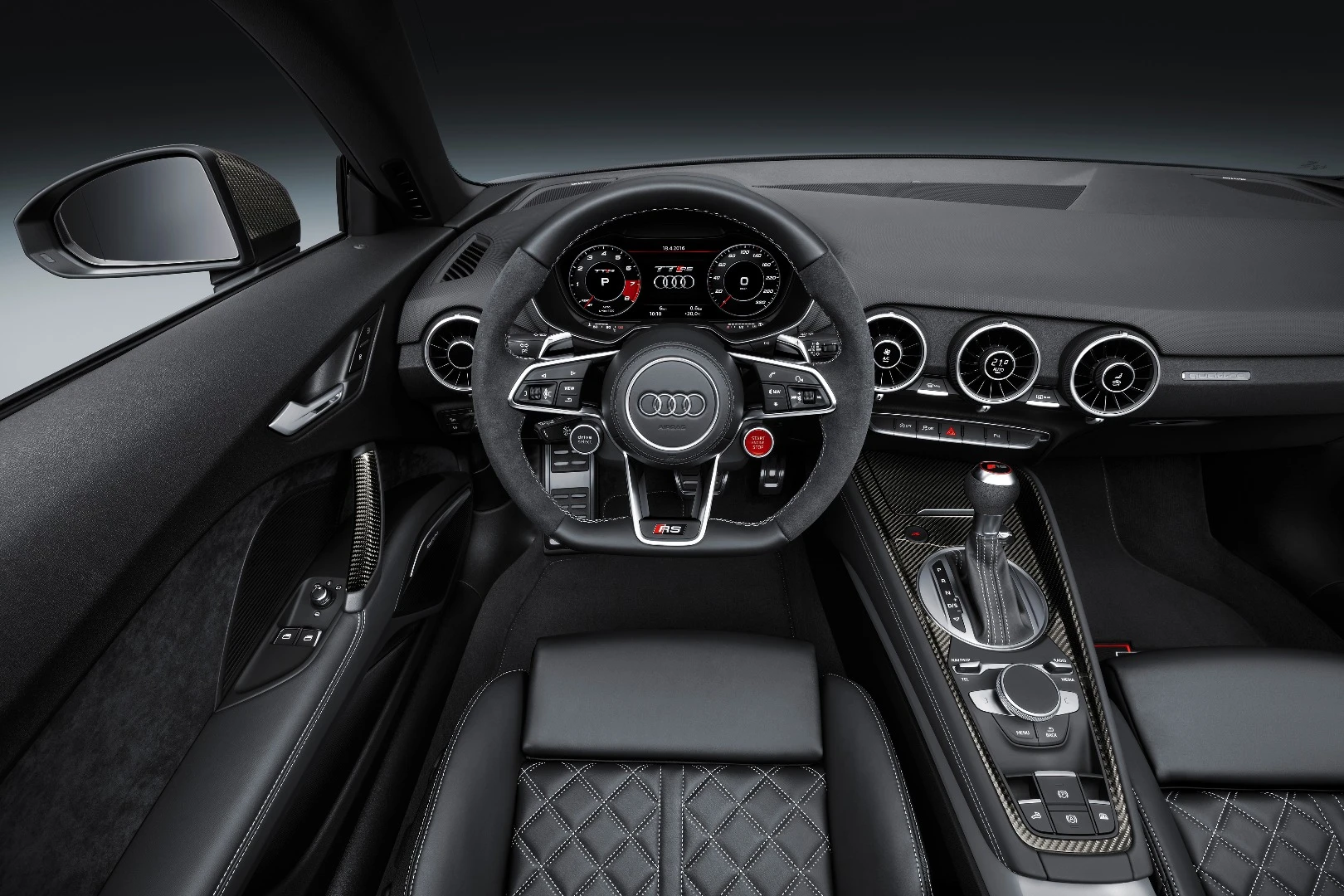 The digital readout can be customised depending on which drive mode you're in