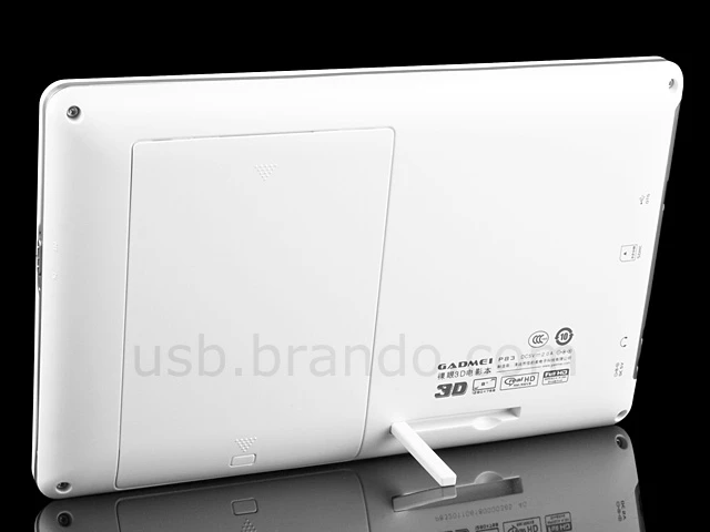 The Gadmei P83 is an 8-inch PMP capable of displaying 3D videos and images, that are viewable without glasses
