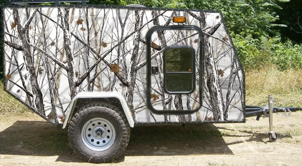 The EcoTrek 510 wrapped in "Snowstorm" camp
