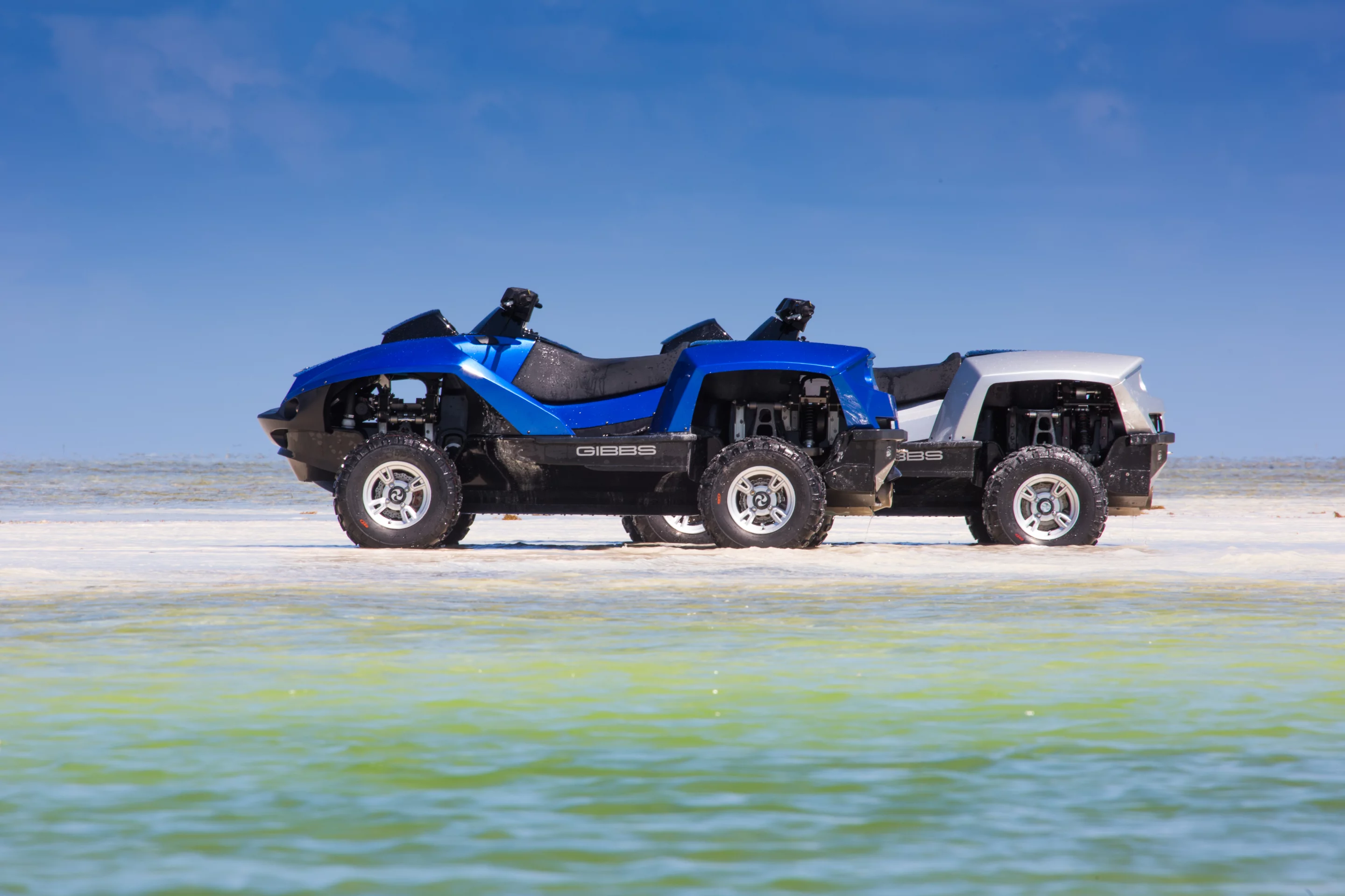 The Gibbs Quadski has been available for many years as a single seater, and now offers a dual seat, and is fast developing a global dealer network.