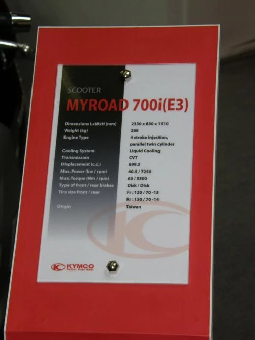Kymco's Myroad 700i