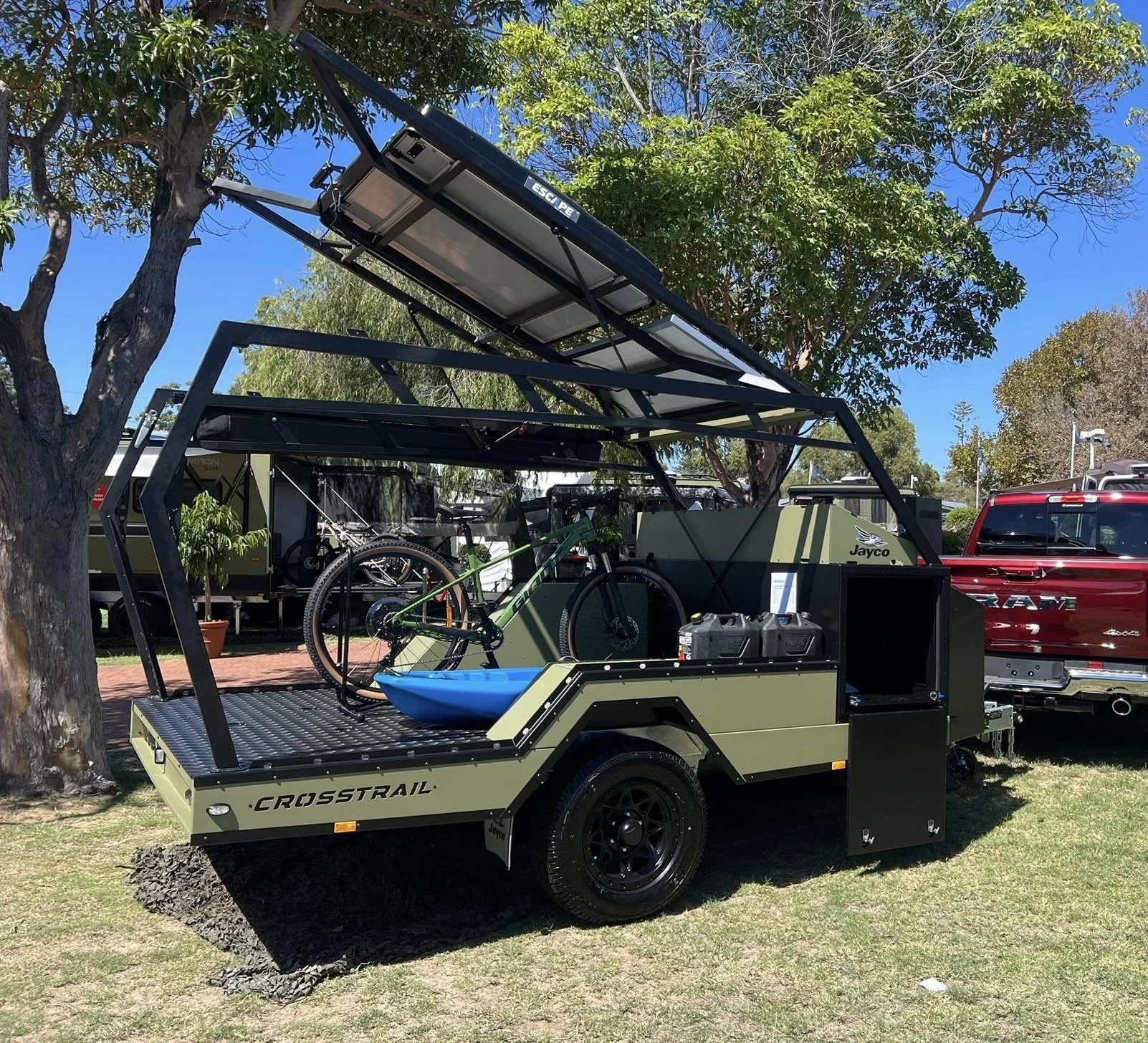 Jayco's new Crosstrail toy hauling camper on show