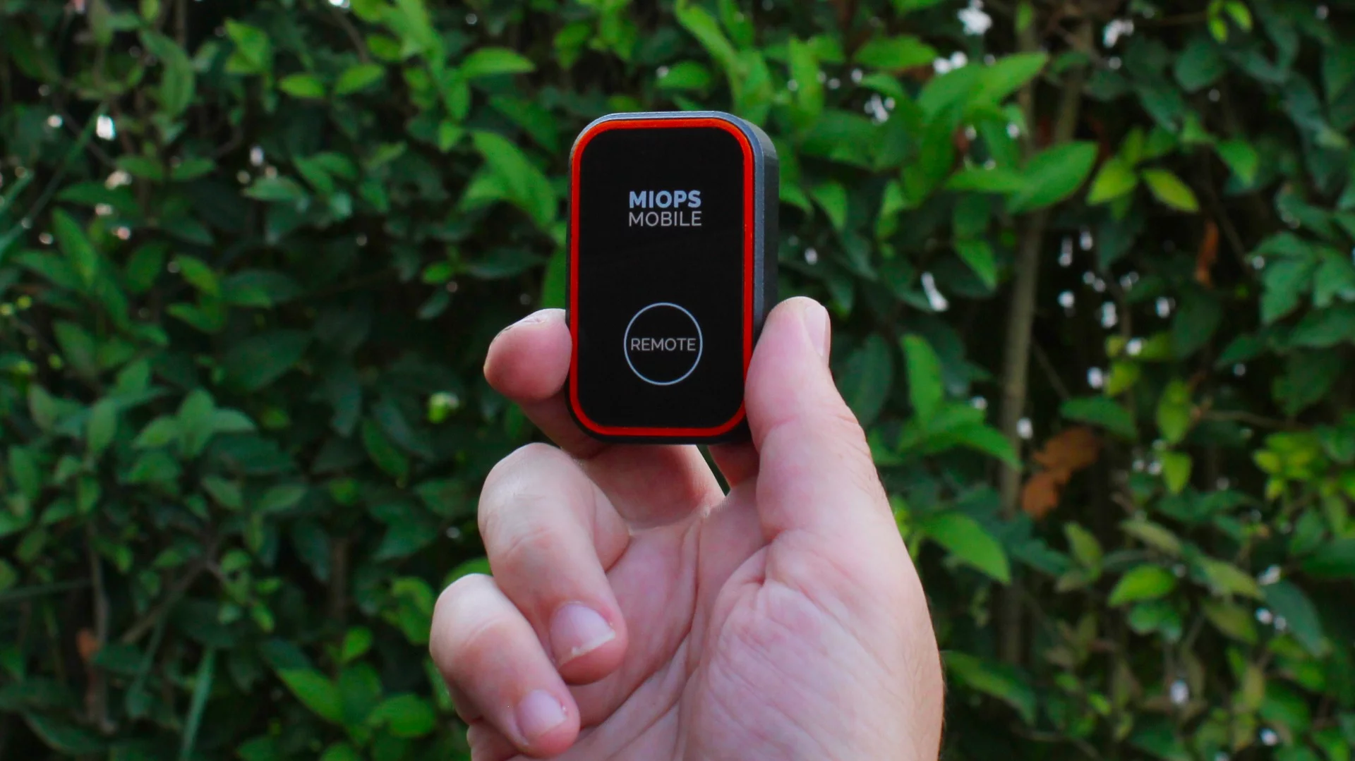 The Miops Mobile is considerably sleeker than some camera remotes