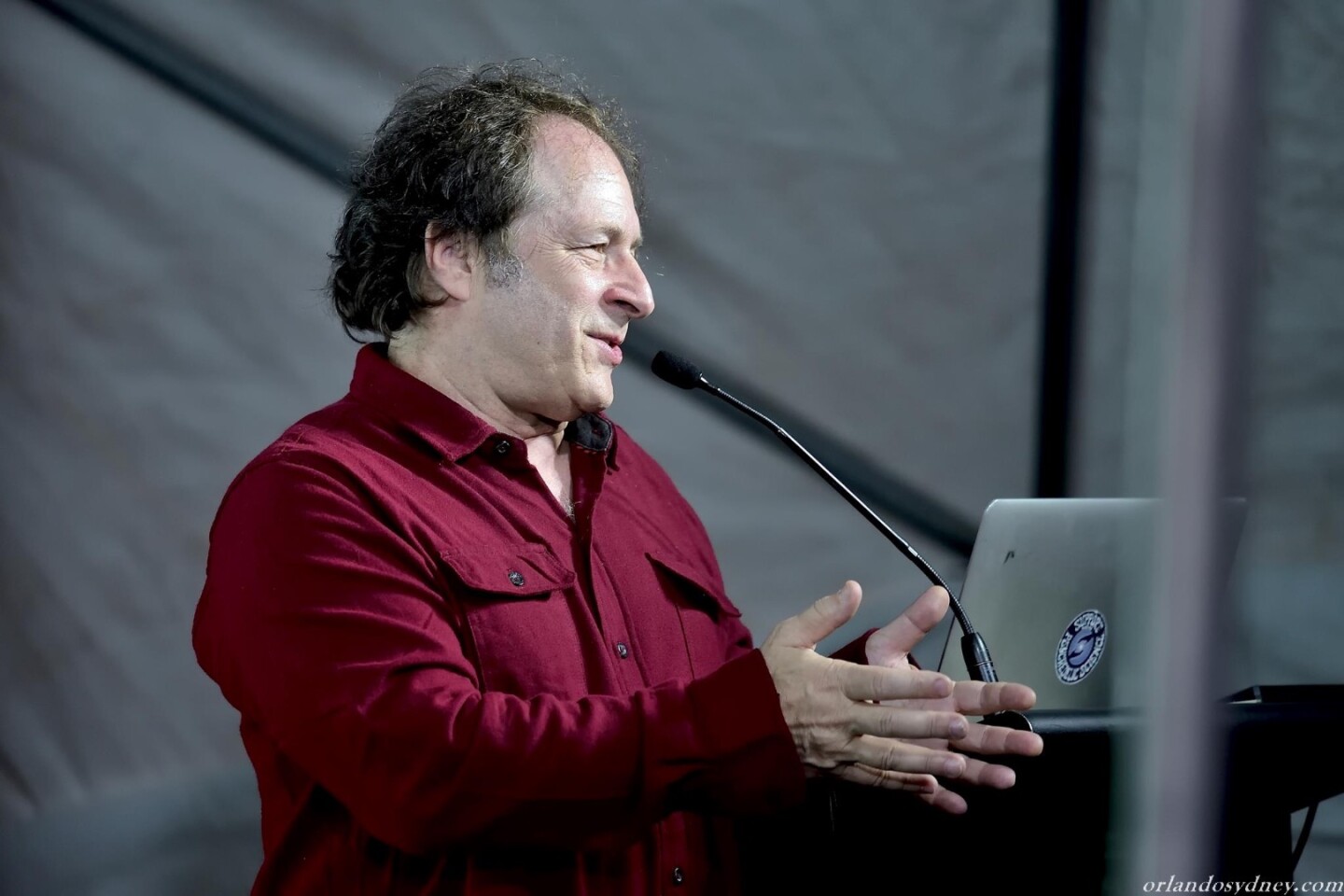 Doblin presenting his latest research at the 2017 Entheogenesis Australis Psychedelic Symposium