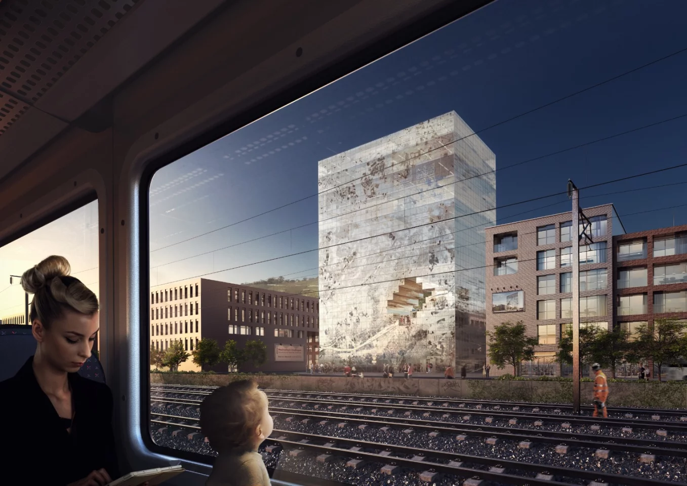 Slated for in Esslingen am Neckar in Stuttgart, Germany, the Milestone will rise to 12 stories and comprise 6,500 sq m (69,965 sq ft) of floorspace