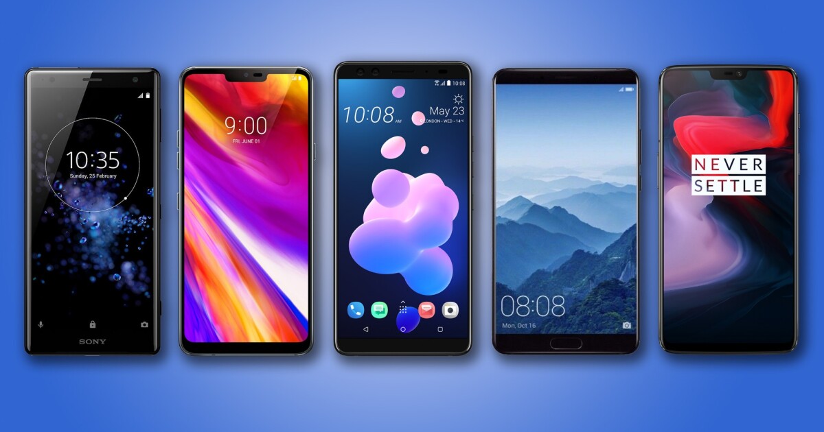 Comparing 5 of the best iPhone/Galaxy smartphone alternatives