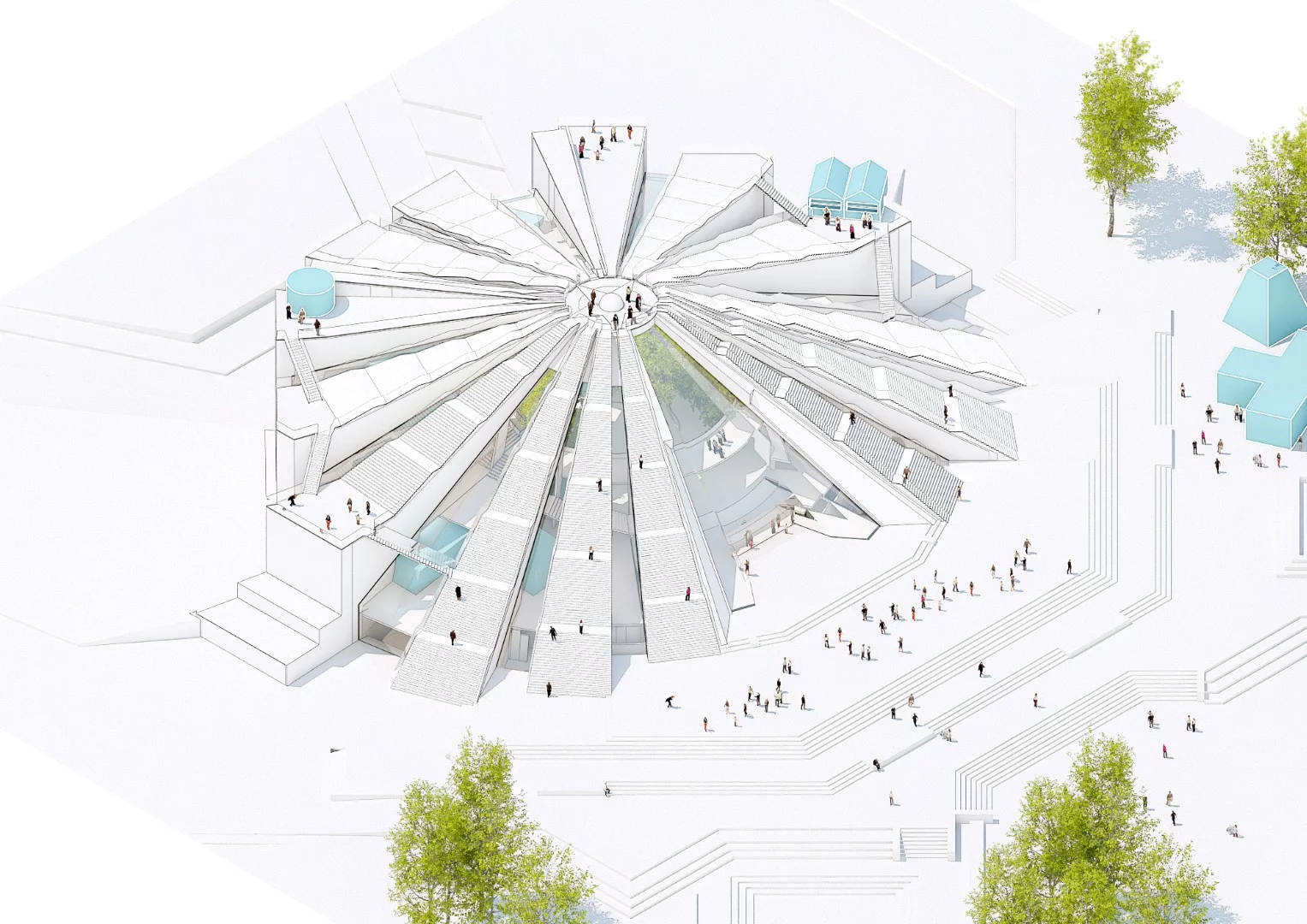 Albania's Tirana Pyramid served as a museum honoring the country's former communist leader Enver Hoxha