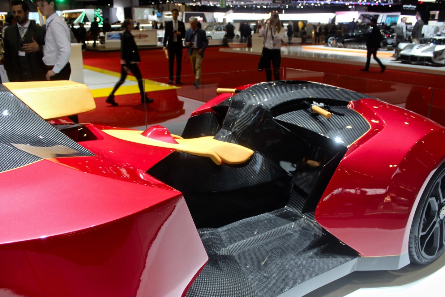 No pedals or levers are in evidence on the prototype as yet