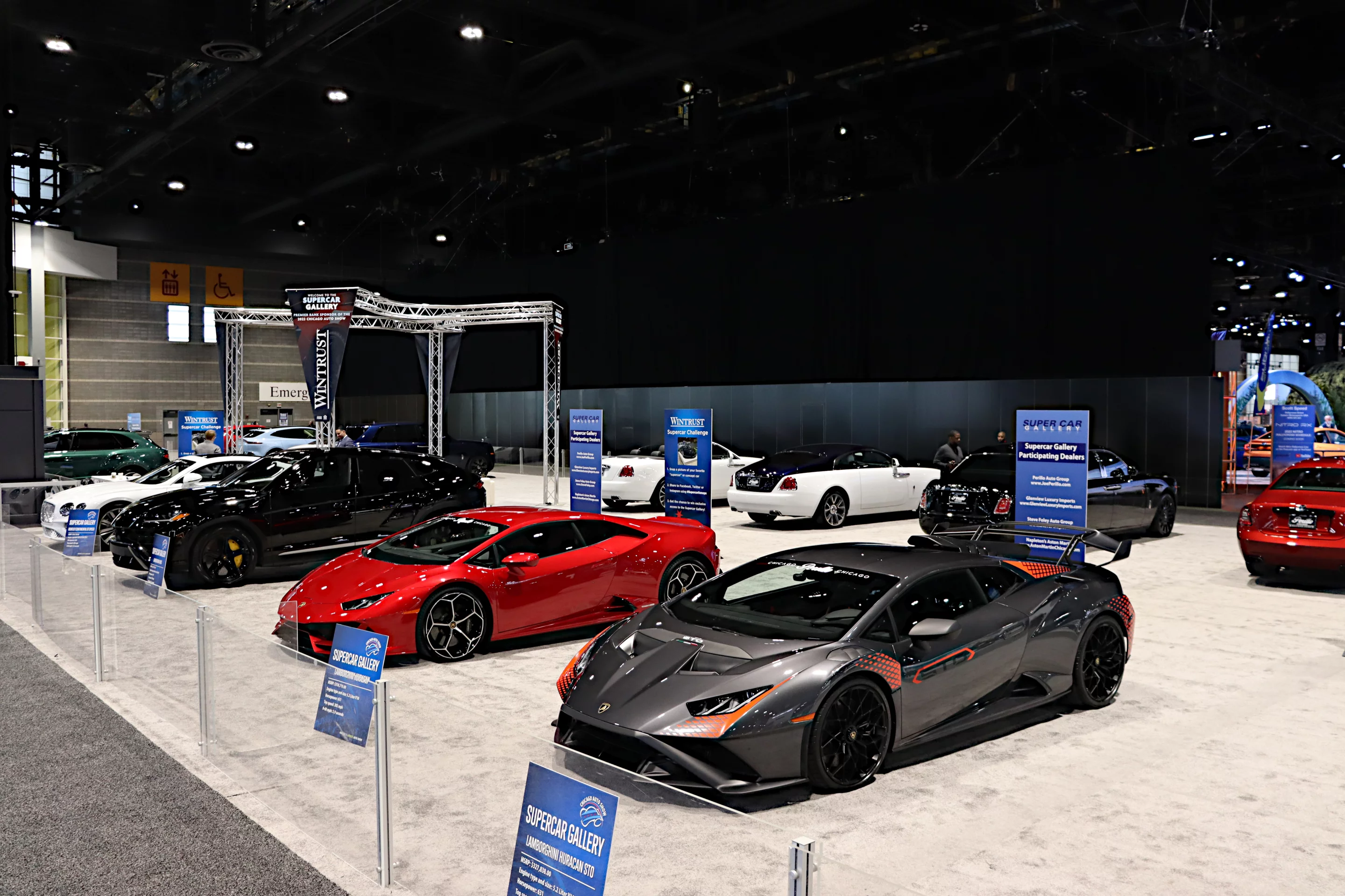 No auto show is worth its salt if it doesn't include a large display of supercars