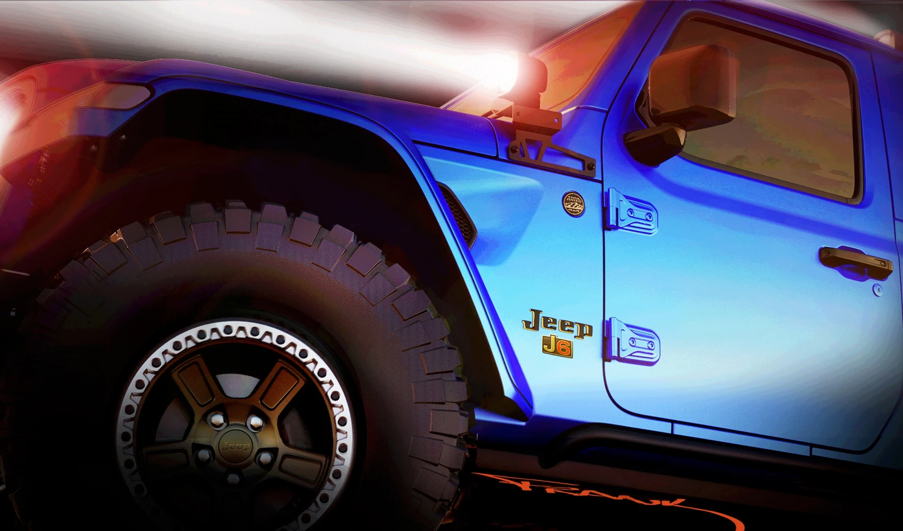 Jeep teases the new J6 pickup