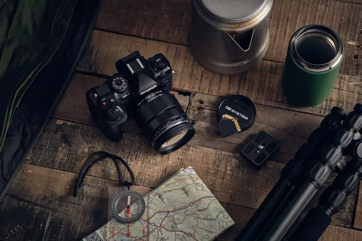 The OM-1 features a new 20.4 Live MOS sensor, the latest TruePic imaging engine, up to 120 fps of continuous shooting, in-body image stabilization, and sealing to IP53 standards