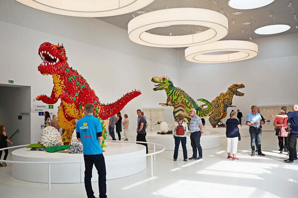 The Lego House is packed with Lego exhibitions, memorabilia and history