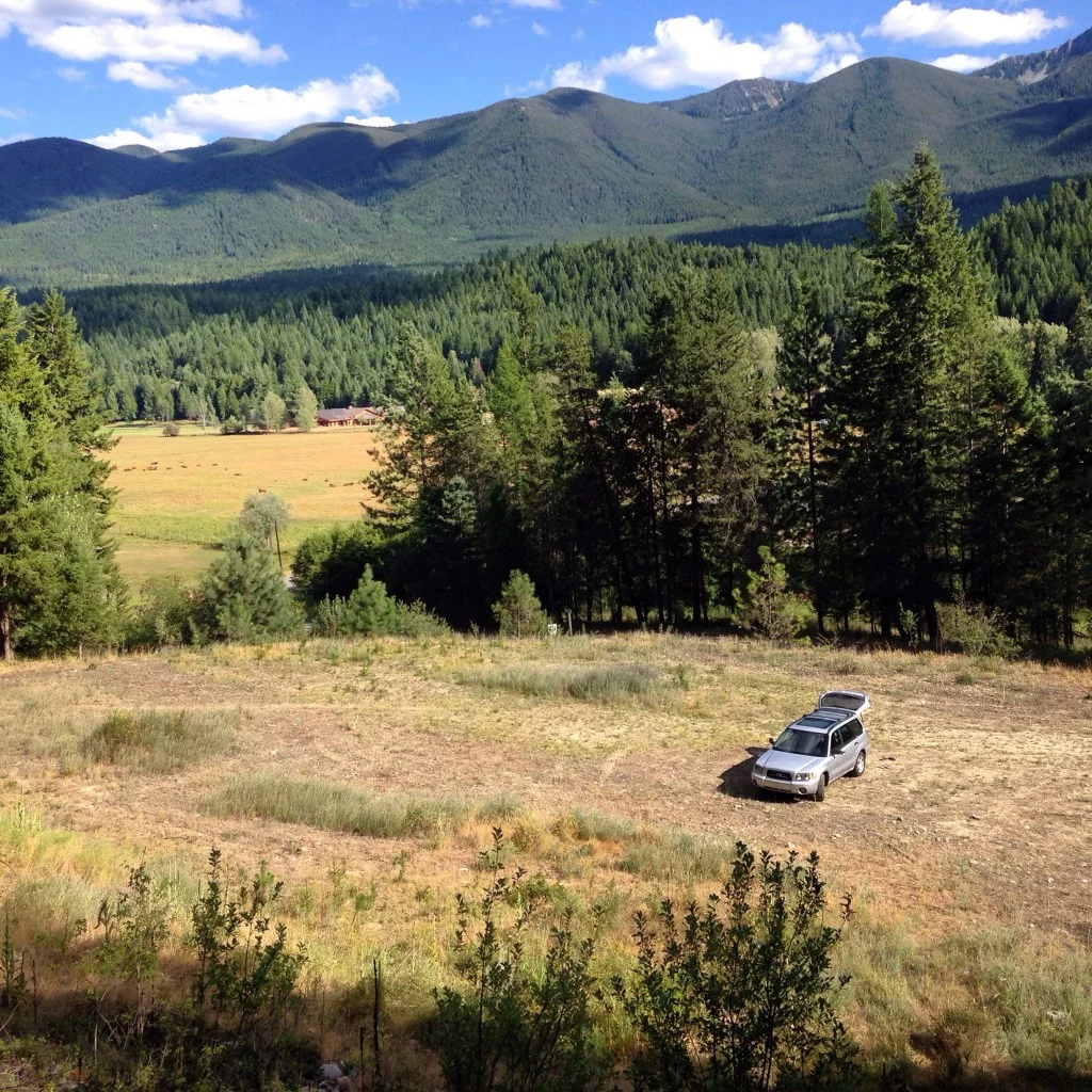 View of the 5 acre (2 hectare) property