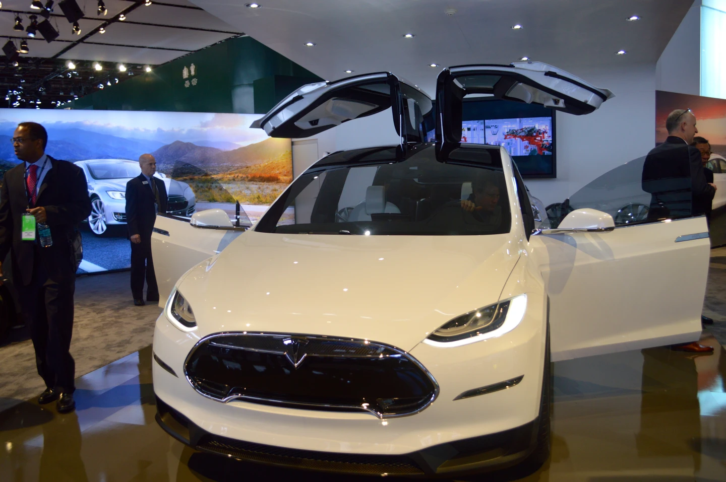 The Tesla Model X at NAIAS 2013