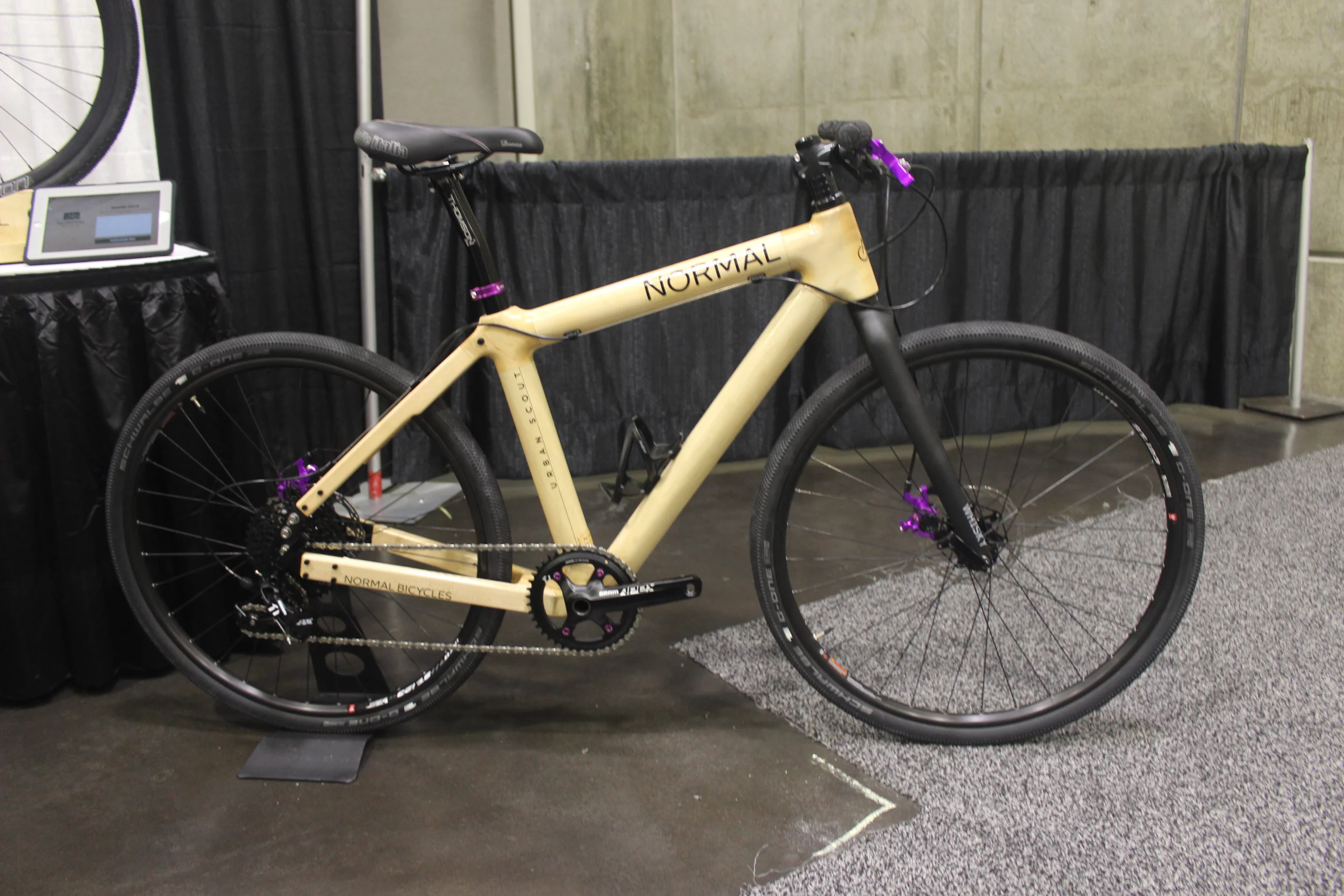 Normal Bicycles' Urban Scout commuter bike, on display at NAHBS