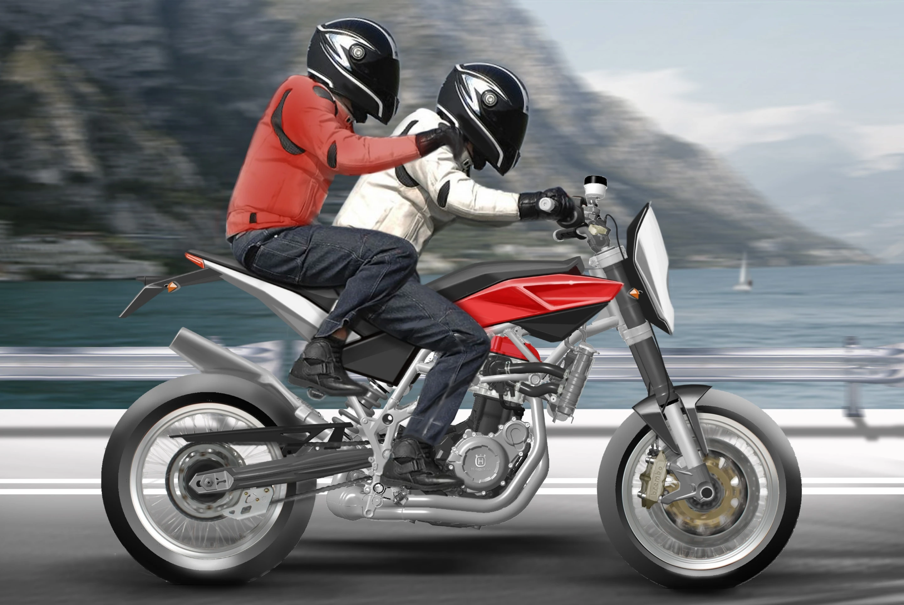First sketches of new Husqvarna 900 streetbike