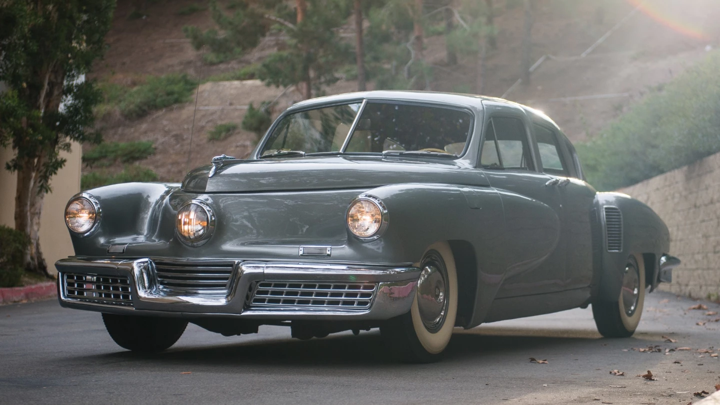 This 1948 Tucker 48 was personally owned by Preston Tucker, and it exceeded its estimate by $300,000 to sell for $1,792,500. Apart from being the personal car of the famous entrepreneur, the car was also the star of the 1948 promotional film Tucker: The Man and the Car, and was present at several momentous occasions in the company's brief history, coming with exhaustive documentation. Of the 51 Tucker 48s built (50 production and 1 prototype), 47 still exist, so this car is quite special and despite selling above estimate, it is still more than a million dollars cheaper than the most expensive Tucker 48 ever sold. That honor went to the ex-Ron Pratte Tucker 48 which sold for $2,915,000 at Barrett-Jackson's Scottsdale auction in 2012.