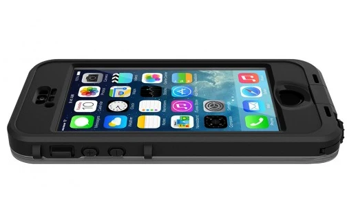 The Lifeproof nüüd case features full protection and access to the fingerprint sensor