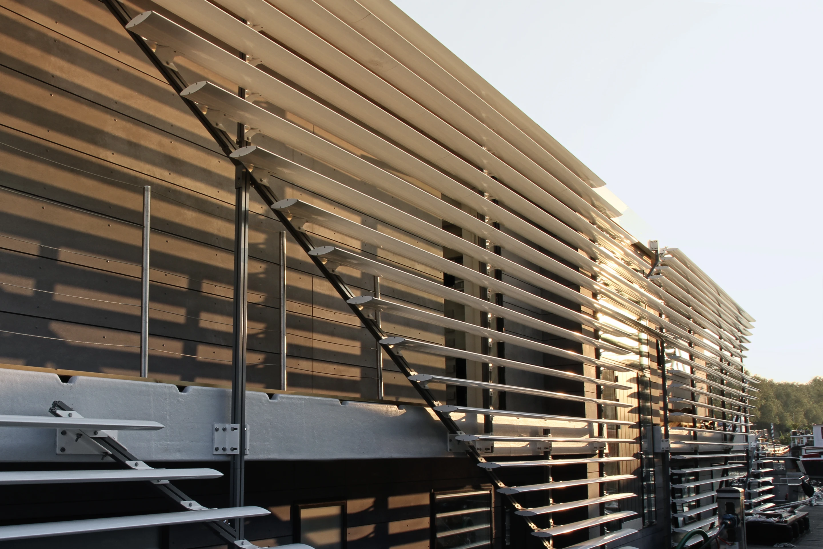 Inachus comes complete with photovoltaic panels for off-the-grid energy supply.