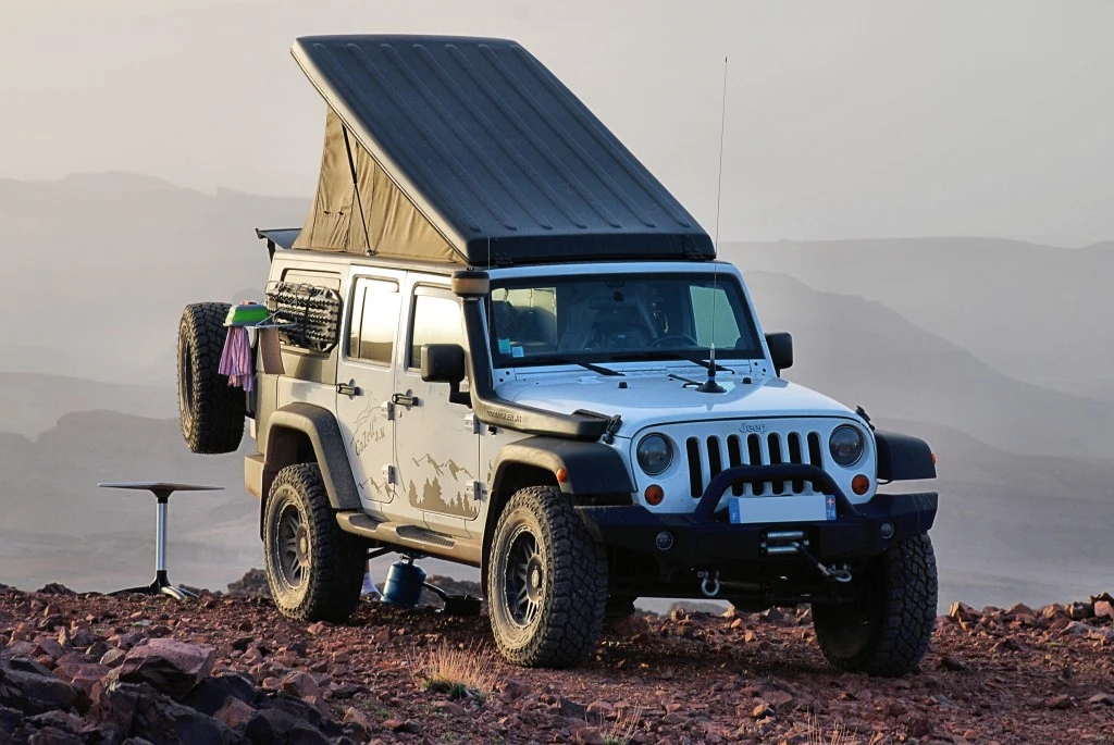 As with the JK Gazell shown here, the JXL has an available indoor/outdoor dining table