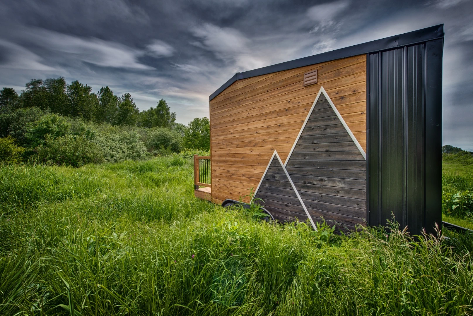 The Acorn measures just 16 ft (4.8 m)-long, including its deck